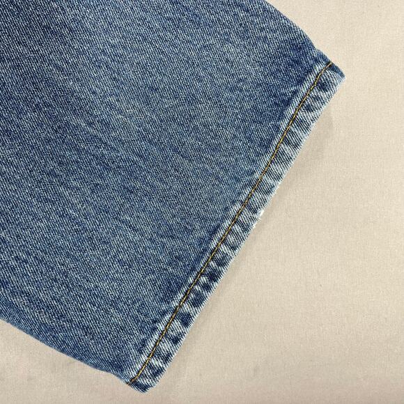 Levi's 505 Jeans Mens 40X34 (*40X32.5" actual)Medium Wash Blue Straight Fit - Picture 6 of 9
